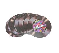 Gatuida 9 pezzi Decorazioni Disco Vintage in Resistente per Bar e Casa Parete Personalizzabili e Riutilizzabili per Interni e Feste Tema Musica