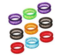Gatuida 9 pezzi in Silicone per Forbici da Toelettatura Animali Proteggi Dita Antiscivolo e Comfort Colorati per e Professionale