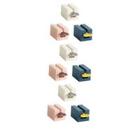 Gatuida 9pezzi Estrattore Per Tubetti Plastica Squeezer Manuale Per Dentifricio e Prodotti Cosmetici Bianco Rosa Blu Scuro Riduzione Degli Sprechi e Uso Versatile Per Bagno e Bellezza