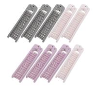 Gatuida 9pezzi Spazzola e Pettine Pieghevole Portatile Pettine Doppia Testa per Capelli per Viaggi e Uso Quotidiano Leggero e Resistente
