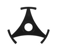 Gatuida Adattatore per dischi in vinile da 2 pezzi per giradischi Triangle 45 Adattatore per perno Inserto in plastica Riduttore per foro centrale Accessori per giradischi per feste DJ audio