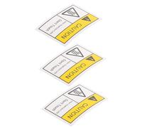 Gatuida Adesivi di Avvertimento Non Toccare 150X100 MM Resistenti al Calore Etichette Autoadesive di Sicurezza per Apparecchiature Calde Set da 3 per Ambienti Industriali e Domestici