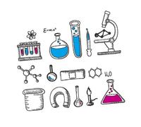 Gatuida Adesivi Scientifici Per Laboratorio Chimica Decorazioni Educative Per Aule Studenti e Insegnanti Adesivi Tema Biologia e Fisica Per Quaderni e Bottiglie d Acqua