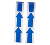 Gatuida Adhesive flow arrow labels, nastro con frecce direzionali, 2 rotoli, blu, autoadesive, per pipe labeling e prevenzione errori di flusso
