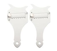 Gatuida Affetta Tartufi in Acciaio Inox 2 Pezzi Grattugia per Formaggio e Cioccolato Affettatrice Compatta e Resistente per Cucina Professionale e Uso Domestico