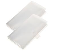 Gatuida Album Trasparente a Fogli Mobili per Conservare Biglietti Aerei e da Concerto Set 2 Pezzi Organizer Resistente all’Usura per Collezionisti e Amanti del Teatro