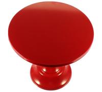 Gatuida Alzata Rotonda per Torte Rossa 33 CM Vassoio in Ferro per Servire Torte e Frutta Portafrutta da Tavolo Decorativo per Feste Matrimoni e Banchetti