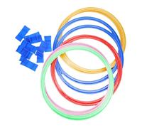 Gatuida Anelli Gioco Saltare la Corda per Connettori per Allenamento Agilità Indoor e Outdoor Gioco Creativo e Flessibile per Ragazzi e Ragazze