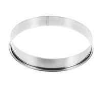 Gatuida Anello per servire la Pizza coppapasta Lavabile Fare Torte Strumenti per la Pizza Anelli di frittella coppapasta Multifunzione Accessori per Pizza Acciaio Inossidabile Argento
