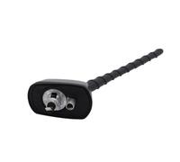 Gatuida Antenna per Auto Nera in Abs e Lega di Alluminio Compatta e Facile da Sostituire per Tetto Auto Design Elegante