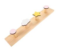 Gatuida Appendiabiti da Parete per Legno Creativo Ganci per Zaini Giacche e Asciugamani Decorazione Cameretta Principessa Organizzatore Versatile per Ragazzi e Ragazze