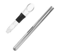 Gatuida Asta di Raffreddamento Vino con Versatore in Acciaio Inossidabile Bastone Refrigerante per Vino Raffreddamento Rapido per Feste in Casa