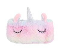 Gatuida Astuccio Peluche Multifunzione per Ragazze Custodia Scuola e Viaggio Materiale Eco Friendly Portapenne Borsetta per e Portamonete con Zip Liscia e Design Unicorno