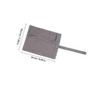 Gatuida Astuccio Roll Up in Tela Canvas Resistente e Facile da Pulire Capacità per Matite Colorate Penne Gel Pennelli Portamatite Arrotolabile Salvaspazio per Scuola e