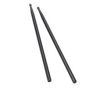 Gatuida Bacchette per Batteria in Lega di Alluminio 5A Modello Nero, Pratiche per Principianti e Ragazzo Ragazza, per Esercizi Batteria Acustica ed Elettronica