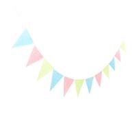 Gatuida Bandierine Non Leggero Decorazione Triangolare Colorata per Asilo e Compleanno Banner Appendibile per Cameretta e Eventi
