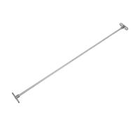 Gatuida Barra Portadocumenti Sospesa in Acciaio Inox 40cm per Schedario | Supporto Robusto, Installazione Semplice, per Cassetti e Armadi, Finitura Argento, Ottimizza lo Spazio