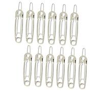 Gatuida Barrette per Chioma a Spilla da Balia 12 Pezzi in Materiale Resistente per Ragazze e Donne, Fermagli Robusti per Applicazione Cosmetica e Lavaggio del Viso