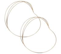Gatuida Base Corona Fai da Te per Acconciature 2 Pezzi in Ferro Color Oro, Facile da Indossare, Design Semplice, per Uso Banchetto e Creazione Artigianale
