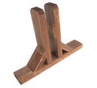 Gatuida Base Divisoria in Legno Massello Spessa per Recinzione del Patio, Supporto Stabile per Divisori per Ambienti, Staffa Rimovibile Adatta a Spogliatoi e Uso Domestico