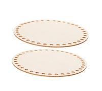 Gatuida Base in Legno per Cestino all Uncinetto Fondo per Lavori Artigianali Kit Base per Cesto all Uncinetto Materiale Tessitura per Progetti Fai da Te