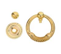 Gatuida Batacchio per Porta in Lega di Zinco, Battente D’epoca ad Anello Rotondo, Accessorio Decorativo per Porte D’ingresso, Compatibile Porte Residenziali e Commerciali, Suono Forte