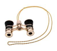 Gatuida Binocolo Da Teatro Per Donna Mini Portatile Con Catena, Telescopio Da Viaggio Compatto in Metallo Placcato, Binocolo Ad Alta Definizione Per Eventi All'aperto e Birdwatching