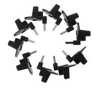 Gatuida Blocchi Porta Catena Motosega 10 Pezzi, Accessori Ricambio per Motosega 45/52/58 Compatibili, Supporto Ammortizzatore in Abs e Acciaio per Riduzione Vibrazioni e Stabilità Uso