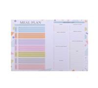 Gatuida Blocco Note Magnetico Settimanale per Pianificazione Pasti con 52 Fogli, Organizzatore Menu da Frigorifero con Lista della Spesa Integrata, Planner Alimentare per Uso Domestico