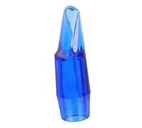 Gatuida Bocchino Sax Contralto Trasparente Blu Profondo Durevole e Professionale per Sax Accessorio Sostitutivo Leggero e Portatile per Principianti e Musicisti Esperti