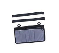 Gatuida Borsa Da Appendere Per Carrozzina Grigia Multi-funzione Con Tasche Multiple Per Comoda Organizzazione e Accessibilità Per Anziani e Disabili