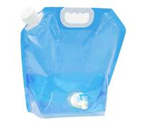 Gatuida Borsa per Acqua da Campeggio Portatile 5l Trasparente Rubinetto, Materiale Pet Pa PE, per attività All'aperto e Monitoraggio Livello Acqua