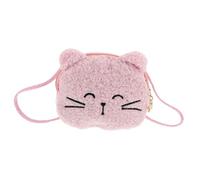 Gatuida Borsetta Tracolla per Bambine Forma di Gatto in Poliestere Rosa, Morbida e Comoda, la Scuola e Viaggio, Portamonete Kawaii e Adorabile