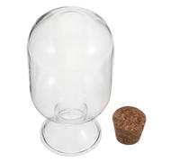 Gatuida Bottiglia in Vetro Rovesciata Tappo in Sughero, Raffinata | Portatile e Compatta, Uso Versatile, Chiusura Sicura, Stile Moderno per Stufa, Mensola e Tavolo