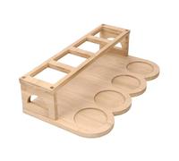 Gatuida Bottiglie Olio e Spezie Bamboo con Scomparti da Organizer Cucina per Barattoli Contenitori e Vasetti Condimenti Supporto Essenziali per Cucina Ordinata