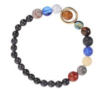 Gatuida Bracciale Perline del Cosmo Braccialetto Solare Perline Astronomiche Fascia da Polso Elegante per Donna