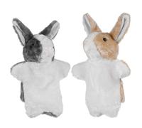 Gatuida Burattini a Forma Coniglio in Peluche per Giocattoli Interattivi per Attività Educative e Relazioni Genitore- Set 2