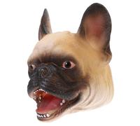 Gatuida Burattino a Mano a Forma Di Bulldog Per Bambini, Pupazzo Interattivo in Vinile Ultra Morbido, Giocattolo Leggero Portatile Per Racconti e Feste