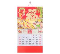 Gatuida Calendario da parete dell'anno del cavallo: calendario lunare da appendere con il cavallo dello zodiaco 2026 - Planner giornaliero mensile con rilegatura a spirale per l'ufficio