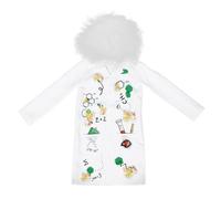 Gatuida Camice da laboratorio per bambini - Costume da scienziato di Halloween - Costume da dottore per la giornata della carriera in laboratorio con parrucca per bambini e bambine