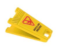 Gatuida Casa Delle Bambole Piccole Forniture Per La Casa Del Giardino Fatato Mini Segnale Di Attenzione Giocattolo Educativo Sulla Sicurezza Topper Per Torta Lega Giallo