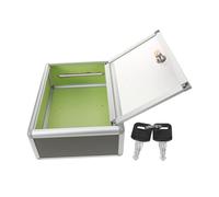 Gatuida Cassette Porta Suggerimenti con Serratura Trasparente da Parete Scatola per e Reclami con Chiusura Sicurezza Contenitore Multifunzione per e Documenti Grigio