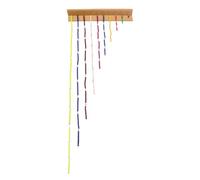Gatuida Catena di perline quadrate in legno Montessori con cornice da | Supporto per l'apprendimento precoce della matematica, esercizi sulle tabelline, cornice da appendere al muro, conteggio