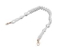 Gatuida Catena per Borsa con Perle Finte Tracolla Corta Resistente per Borse Mano e Tracolla Accessorio Fai da Te per Personalizzare e Rinnovare Lo Stile di Borse Piccole e Grandi