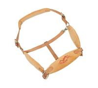 Gatuida Cavezza Regolabile Imbottita per Cavalli Corda Resistente Set da Equitazione per Addestramento e Uso in Scuderia Colore Giallo Adatta a Vitelli e Forniture Equestri per