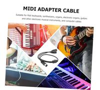 Gatuida Cavo Midi Splitter Maschio Doppio Femmina Pin Din Cavo Audio per Tastiere Synth e Strumenti Elettronici con Rivestimento Resistente