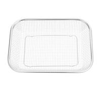 Gatuida Cestello Scolapiatti in Acciaio Inox per Lavello, Colino Rettangolare a Rete per Scolare e Conservare Frutta e Verdura, Utensile Cucina Multiuso