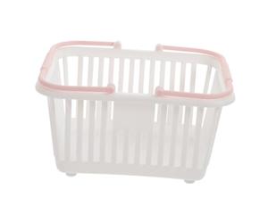 Gatuida Cestino con Manico in Plastica Piccolo Organizer per Bagno e Doccia Cestini Portaoggetti per Conservazione Quotidiana