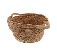 Gatuida Cestino per Ragazzo Ragazza Intrecciato in Vimini Manico Accessorio per Servizi Fotografici e Pose Newborn Contenitore Rustico Decorativo per Cameretta e Album Ricordi