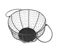 Gatuida Cestino Portaoggetti in Ferro Multiuso per Cucina, Contenitore per Uova e Frutta, Cesto di Stoccaggio per Verdura e Snack, Organizzatore Compatto per Casa e Tavolo